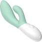 LELO Ina 3 Silicone Rechargeable Dual-Stimulation Vibrator - Seaweed