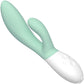 LELO Ina 3 Silicone Rechargeable Dual-Stimulation Vibrator - Seaweed