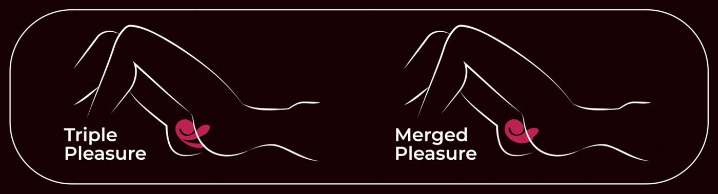 SVibe Snail Gizi Pro Silicone Rechargeable Waterproof Triple G-Spot Vibrator - Usage Graphic