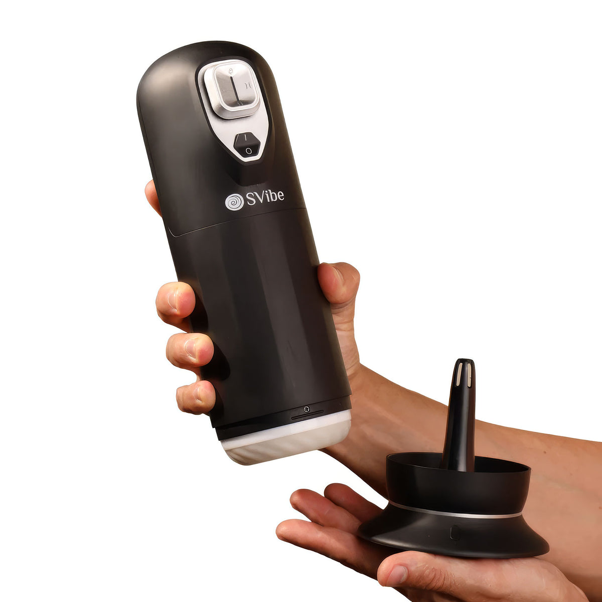 SVibe Ikon Jet Thrusting Penis Masturbator - Lifestyle 2