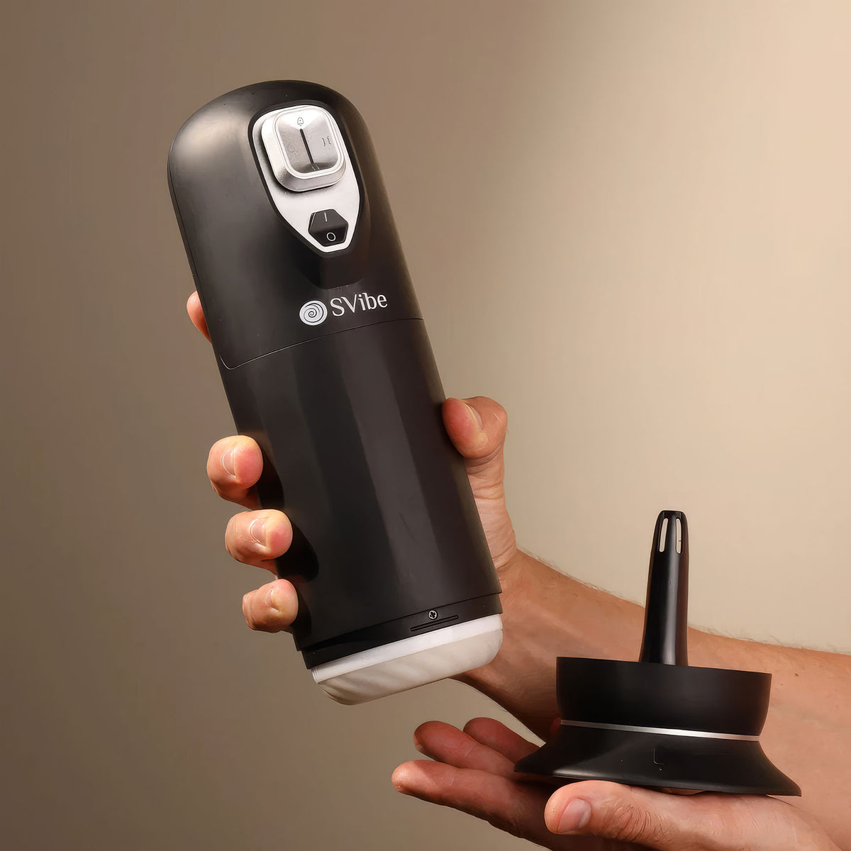 SVibe Ikon Jet Thrusting Penis Masturbator - Lifestyle 3
