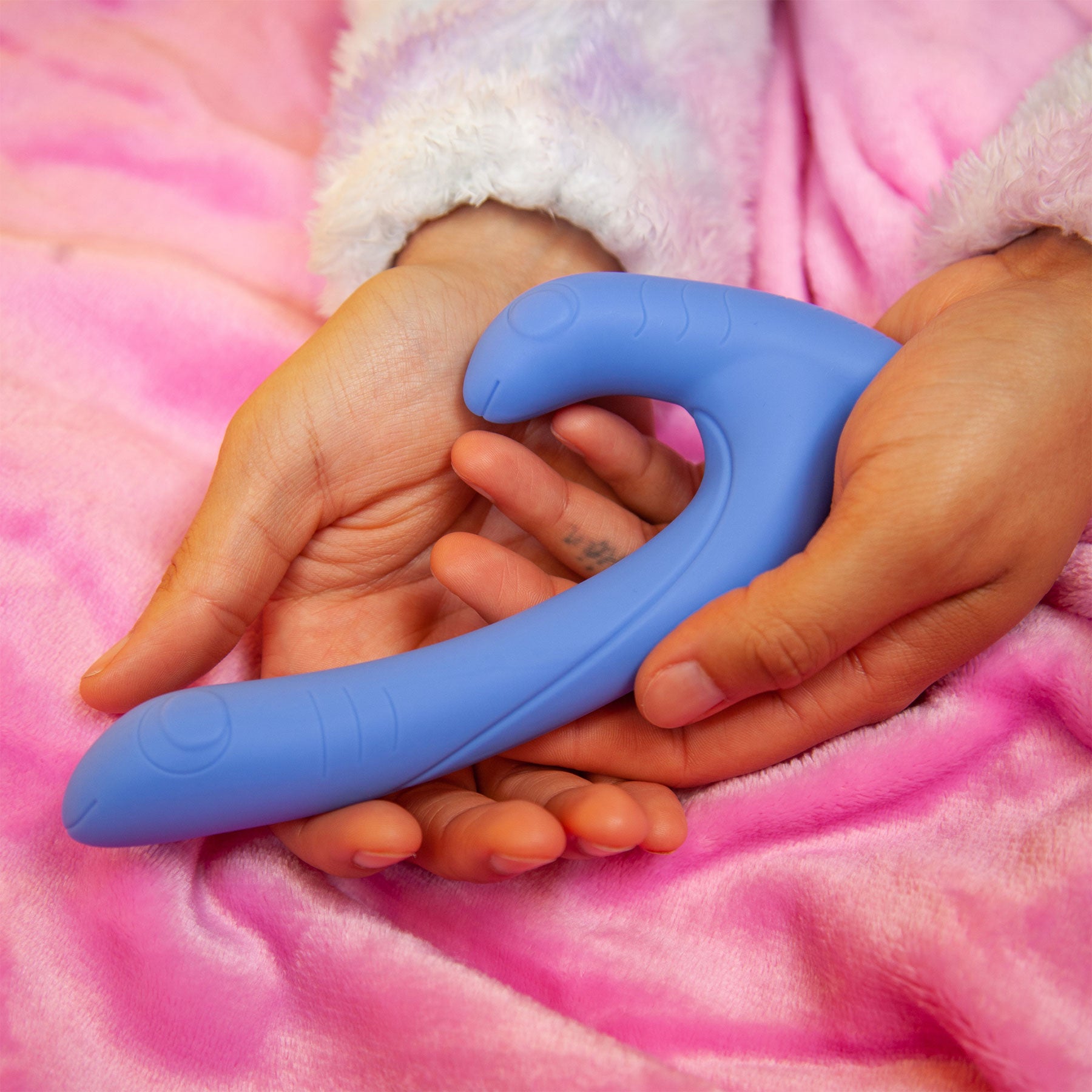 JIX Slender Silicone Rechargeable Rabbit Vibrator By Cute Little Fuckers - In Hand