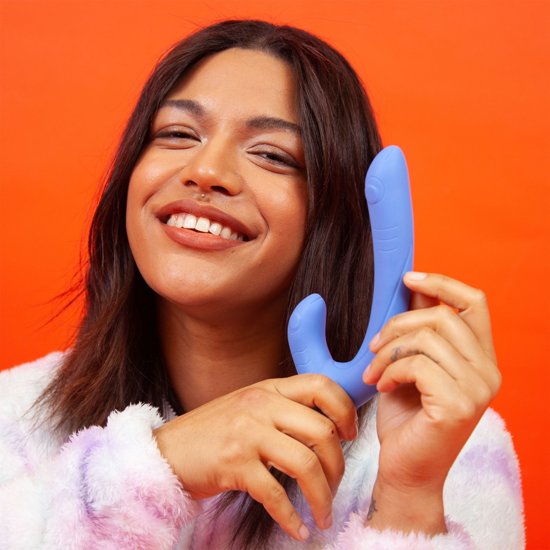 JIX Slender Silicone Rechargeable Rabbit Vibrator By Cute Little Fuckers - With Model