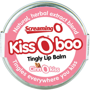 KissOboo Tingly Lip Balm by Screaming O - Cinnamon