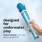 Le Wand Dive Submersible Rechargeable Vibrating Body Massager - Blue