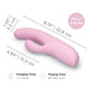 Le Wand Hither Rechargeable Rocking Silicone Rabbit Vibrator