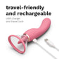 Le Wand Lick 3-in-1 Rechargeable Double-Ended Silicone Vibrator