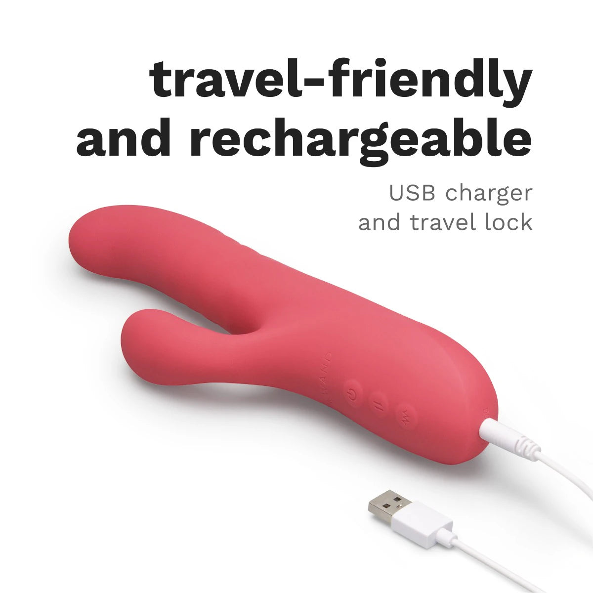 Le Wand Thrust Rechargeable Thrusting Silicone Rabbit Vibrator