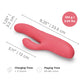 Le Wand Thrust Rechargeable Thrusting Silicone Rabbit Vibrator