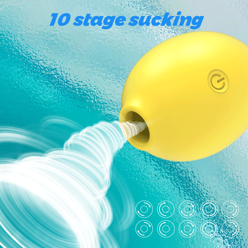The Lemon Silicone Rechargeable Clitoral Pressure Wave Stimulator