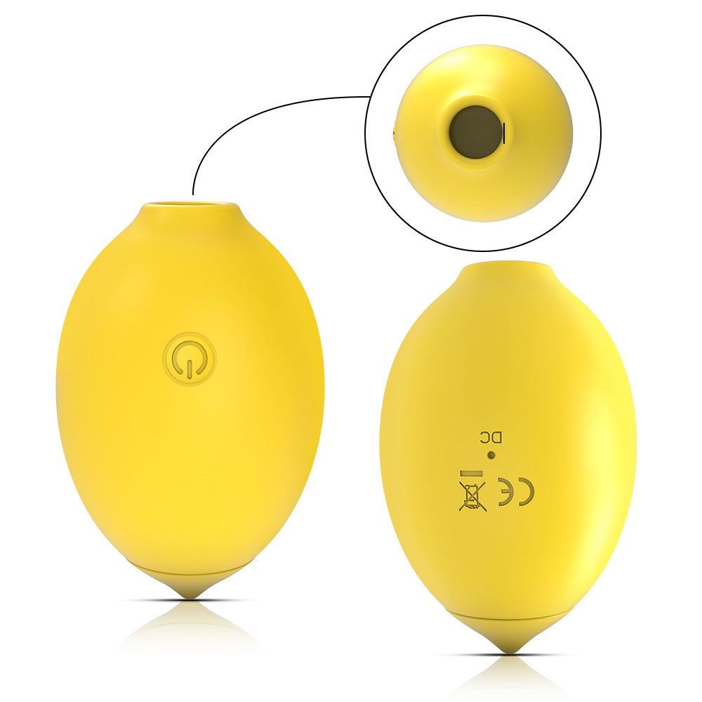 The Lemon Silicone Rechargeable Clitoral Pressure Wave Stimulator