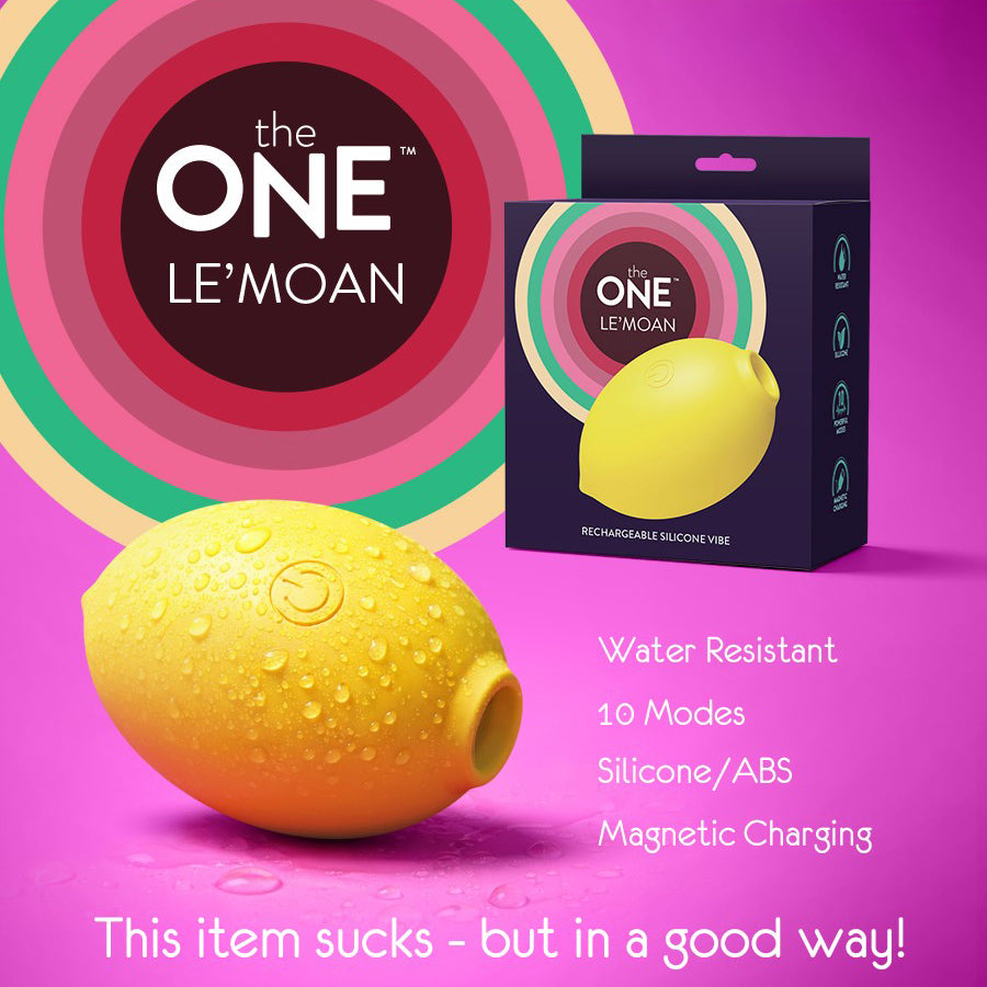 The Lemon Silicone Rechargeable Clitoral Pressure Wave Stimulator