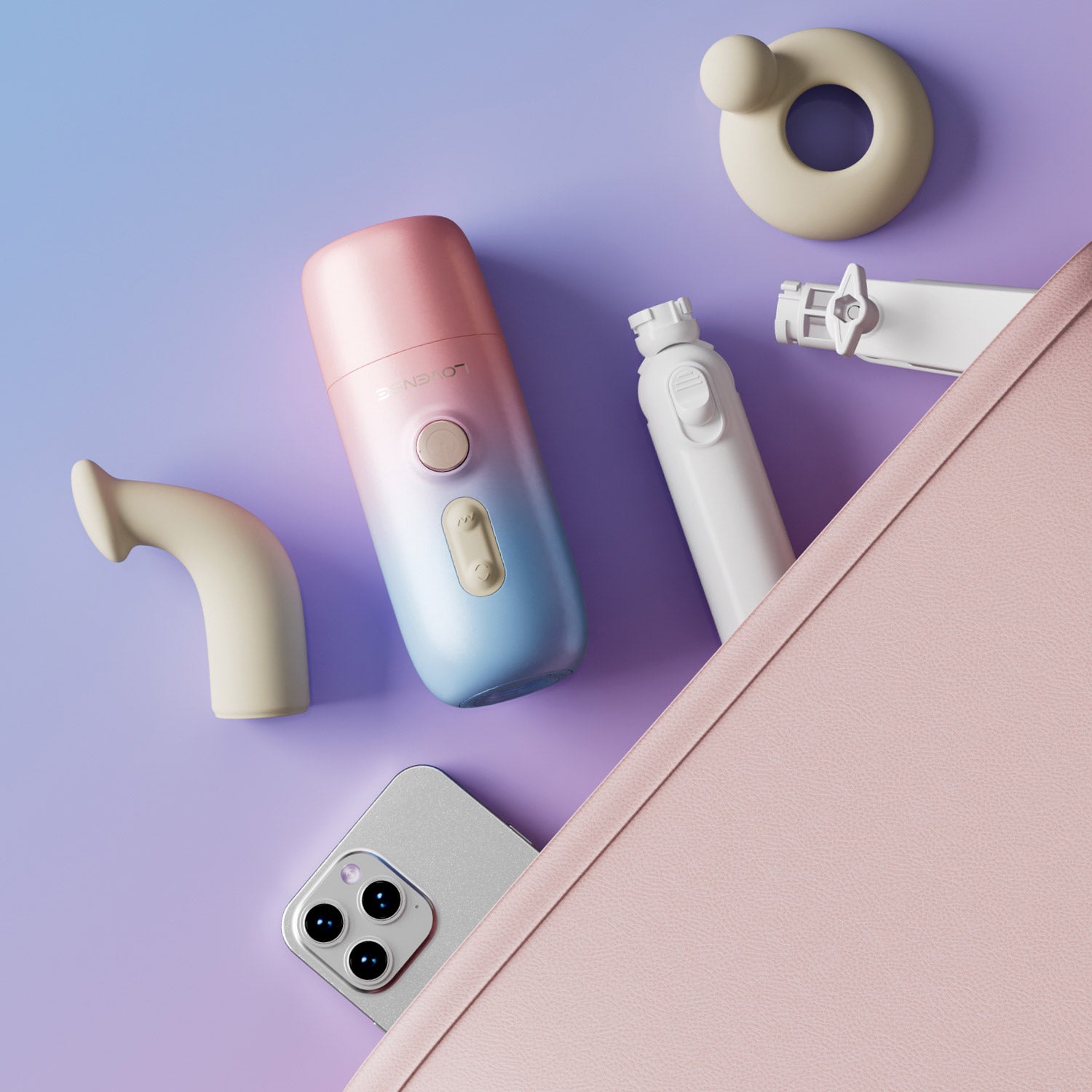 Lovense Spinel App-Controlled Thrusting Vibrating & Warming Multi-Attachment Dildo Machine