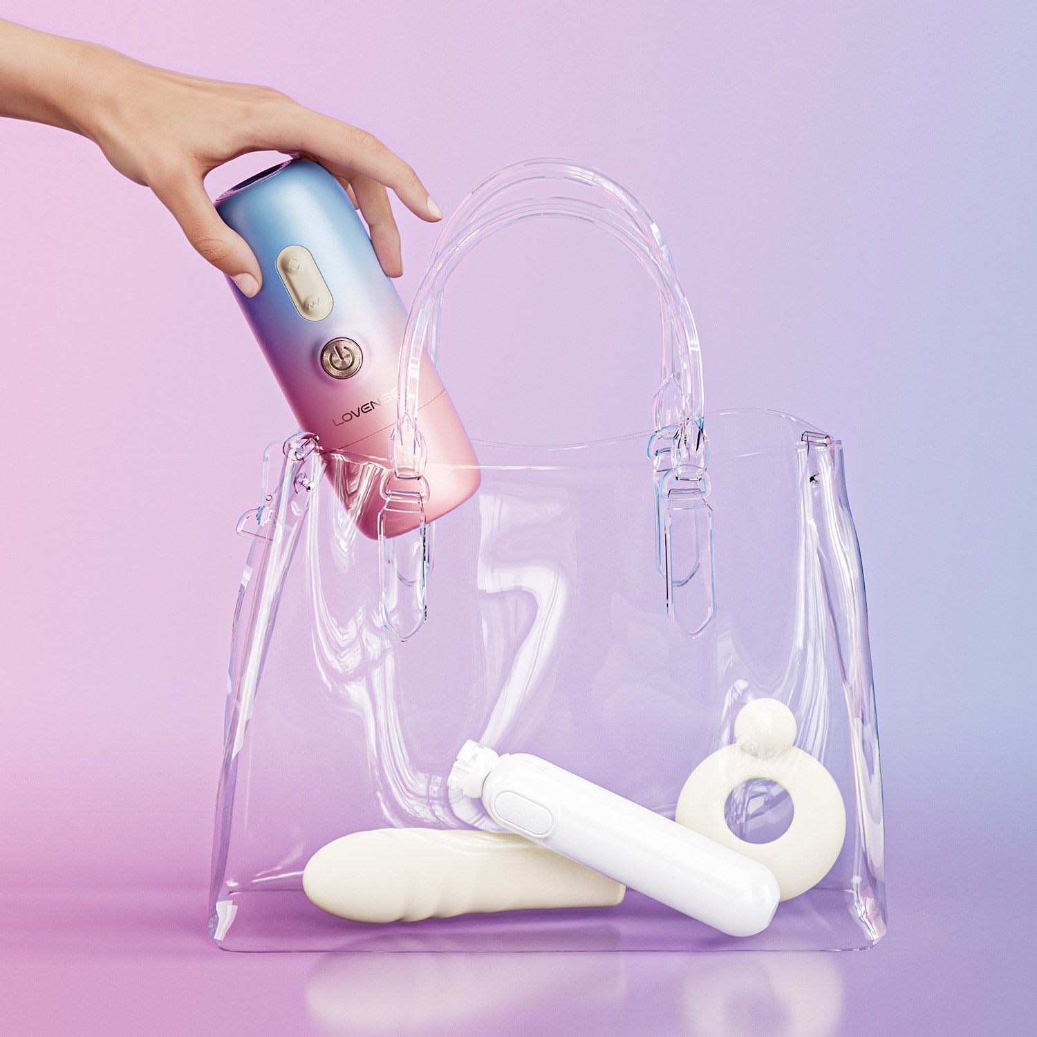 Lovense Spinel App-Controlled Thrusting Vibrating & Warming Multi-Attachment Dildo Machine