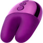 Le Wand Double Vibe Waterproof Rechargeable Vibrator - Dark Cherry