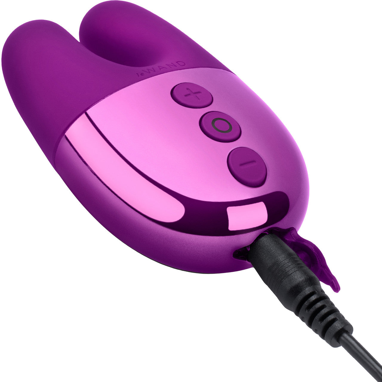 Le Wand Double Vibe Waterproof Rechargeable Vibrator - Dark Cherry