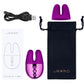 Le Wand Double Vibe Waterproof Rechargeable Vibrator - Dark Cherry