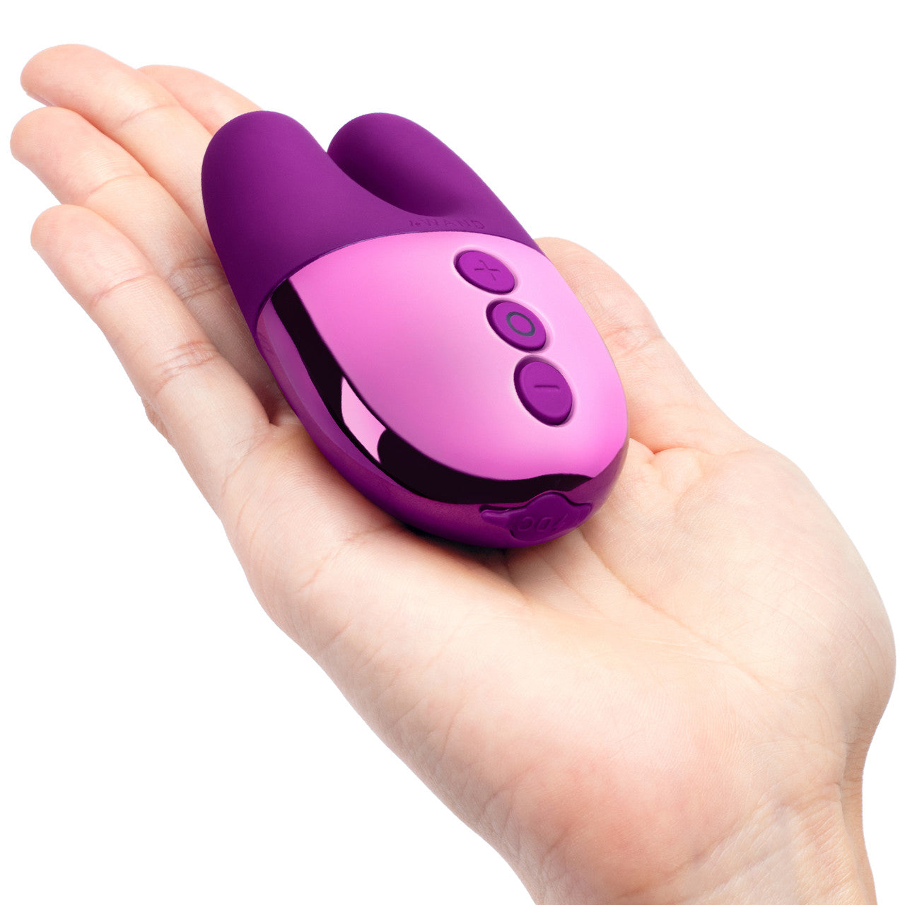 Le Wand Double Vibe Waterproof Rechargeable Vibrator - Dark Cherry