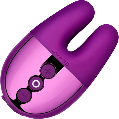 Le Wand Double Vibe Waterproof Rechargeable Vibrator - Dark Cherry