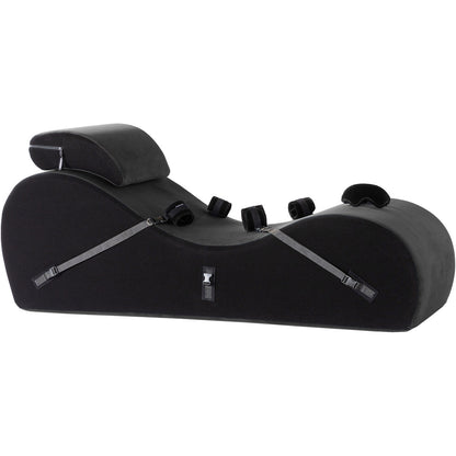 Liberator Lyza Lounger Valkyrie Edition With Microfiber Cuff Kit - Black