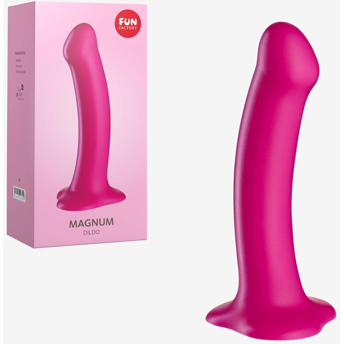 Magnum Silicone Dildo by Fun Factory - Blackberry