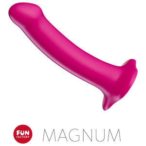 Magnum Silicone Dildo by Fun Factory - Blackberry