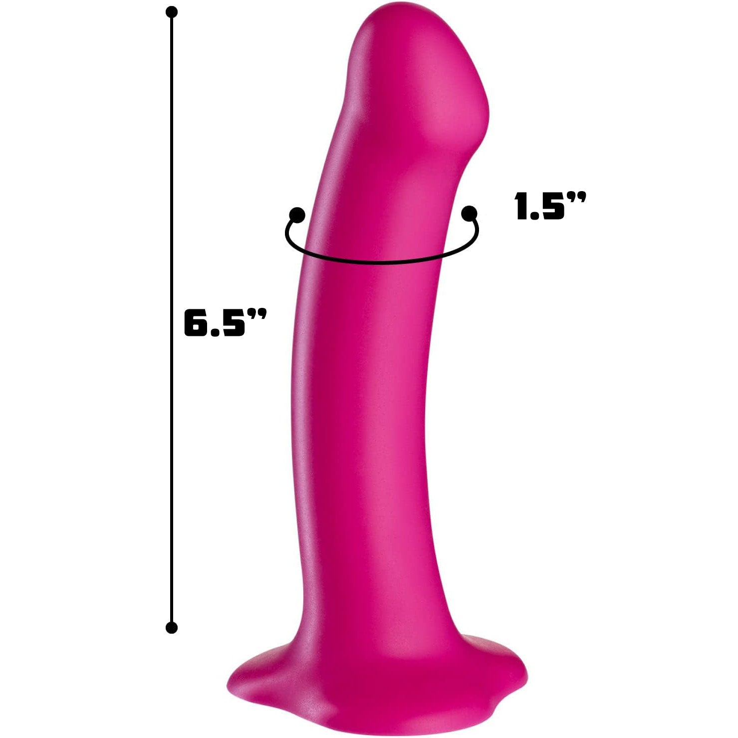 Magnum Silicone Dildo by Fun Factory - Blackberry
