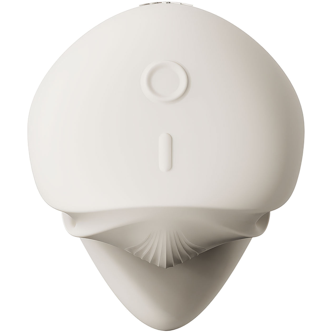 ZALO MOCHI Aurora Series Dual-Point Silicone Vibrating Massager - Ivory White