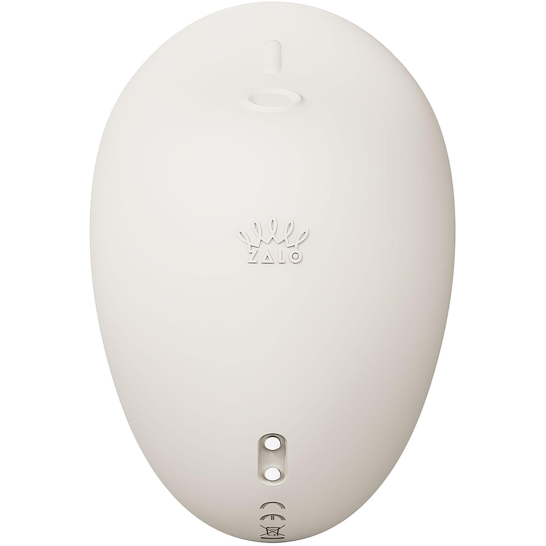 ZALO MOCHI Aurora Series Dual-Point Silicone Vibrating Massager - Ivory White
