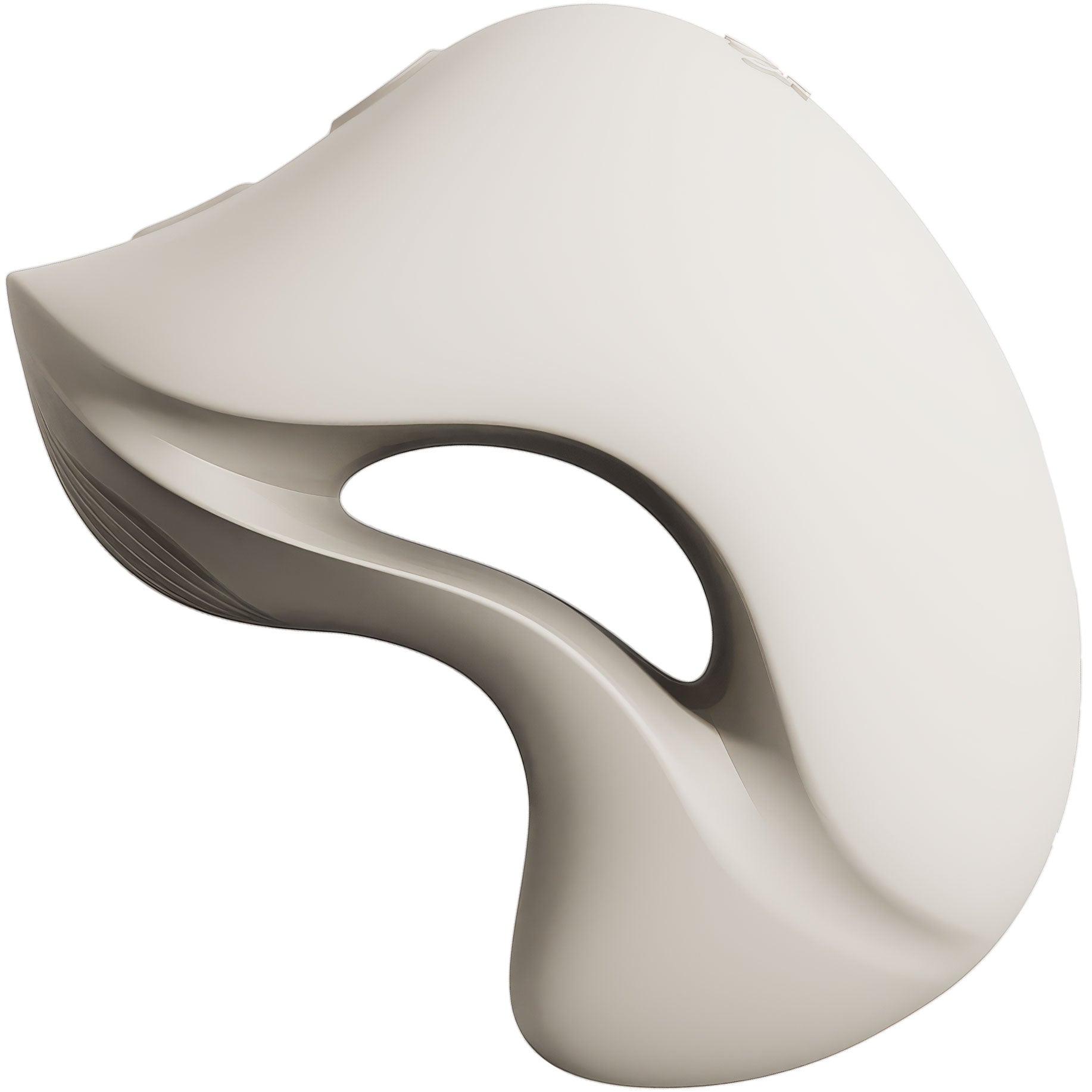 ZALO MOCHI Aurora Series Dual-Point Silicone Vibrating Massager - Ivory White