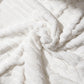 Fascinator Fur Luxe Queen Waterproof Love Throw - Mondo White Faux Fur