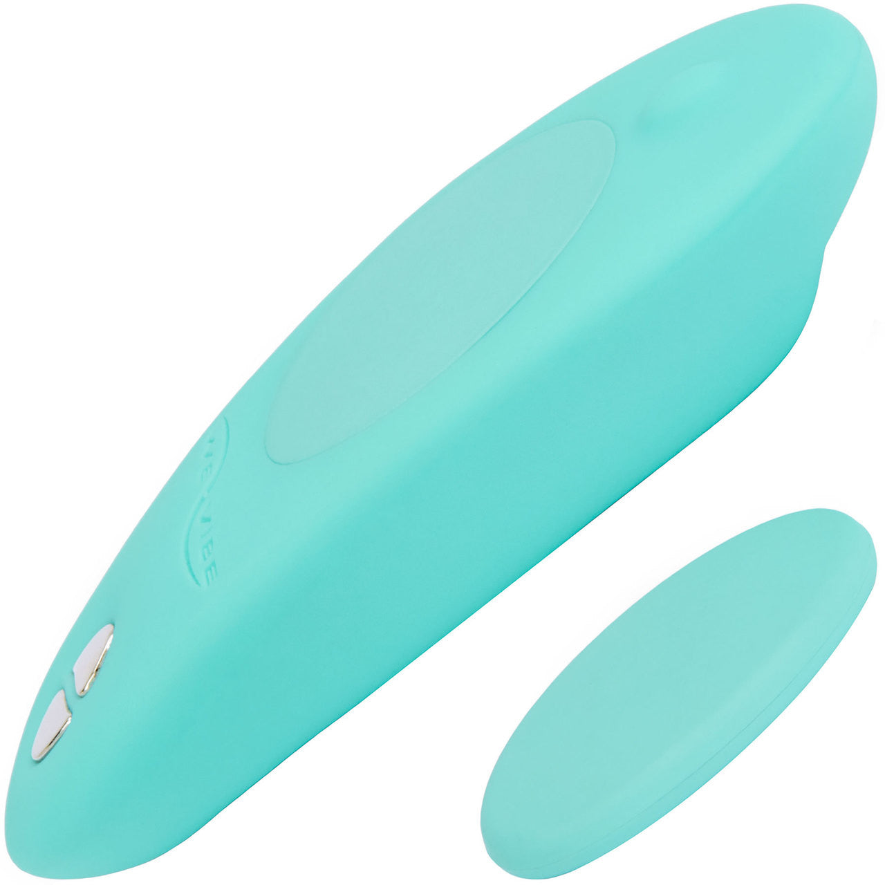 Moxie+ by We-Vibe Wearable Hands-Free Remote or App Controlled Panty Vibrator - Aqua