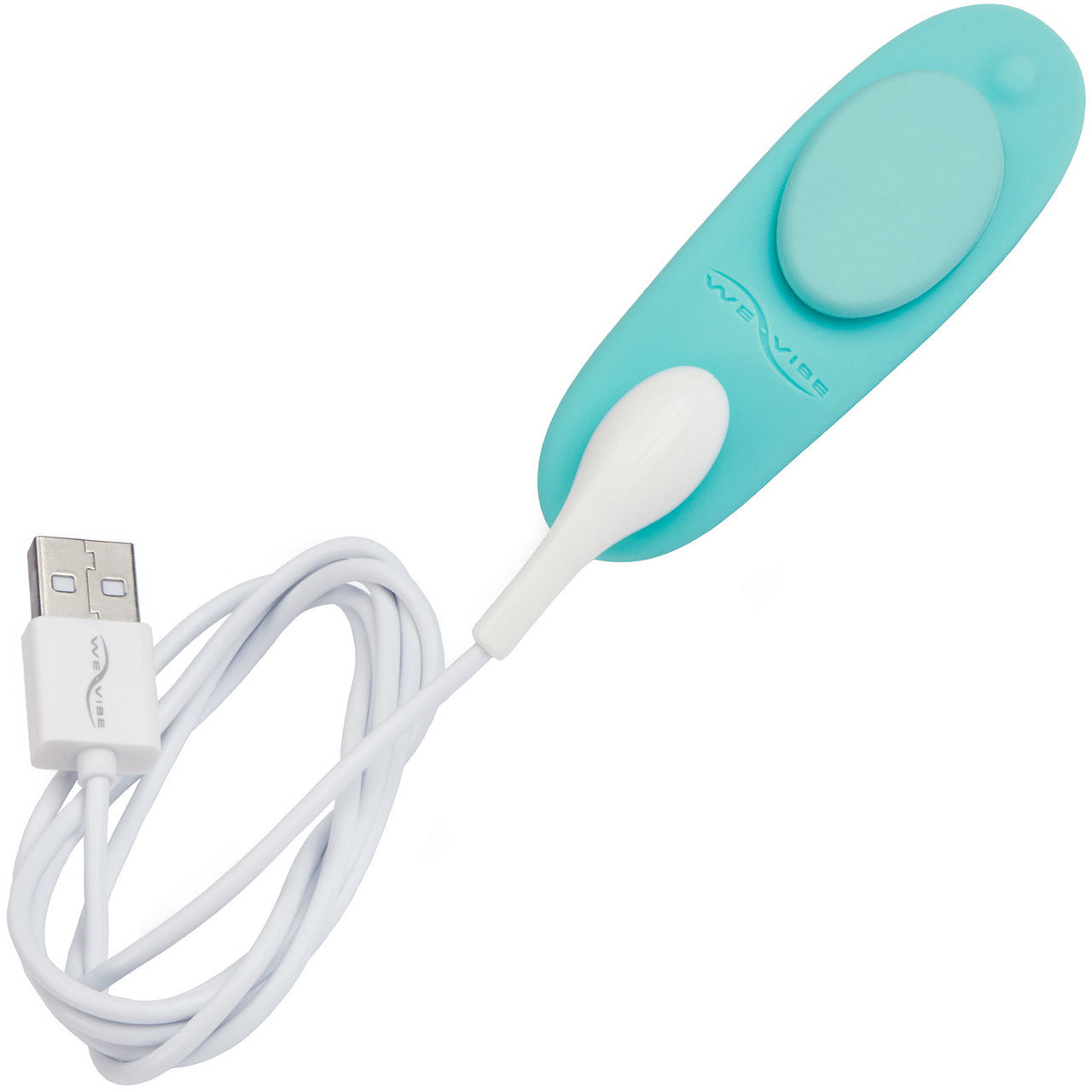 Moxie+ by We-Vibe Wearable Hands-Free Remote or App Controlled Panty Vibrator - Aqua