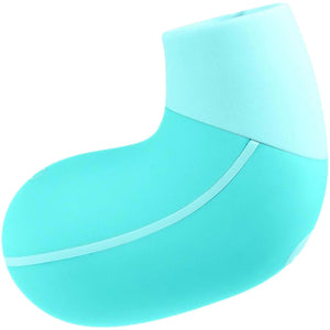 NAMI Sonic Wave Rechargeable Silicone Clitoral Pulsating Vibrator by VeDO - Tease Me Turquoise