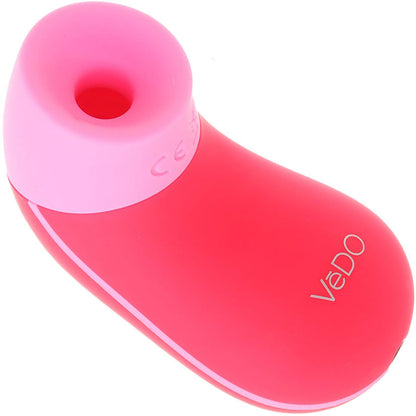 NAMI Sonic Wave Rechargeable Silicone Clitoral Pulsating Vibrator by VeDO - Foxy Pink