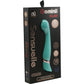 Geminii XLR8 Silicone Waterproof G-Spot Vibrator With Fluttering Tip By Nu Sensuelle - Electric Blue