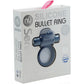 Silicone Waterproof Rechargeable Bullet Cock Ring By Nu Sensuelle - Blue