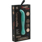 Baelii XLR8 15-Function Flexible Mini Silicone G-Spot Vibrator By Nu Sensuelle - Electric Blue