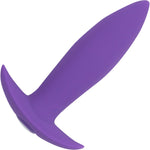 15-Function Vibrating Mini-Plug Rechargeable Silicone Anal Plug By Nu Sensuelle - Purple