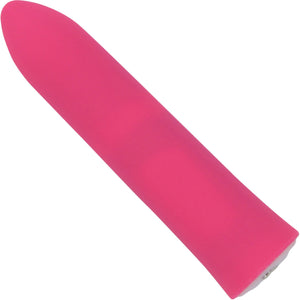 Point Plus 20 Function Silicone Bullet Vibrator With Textured Tips By Nu Sensuelle - Pink