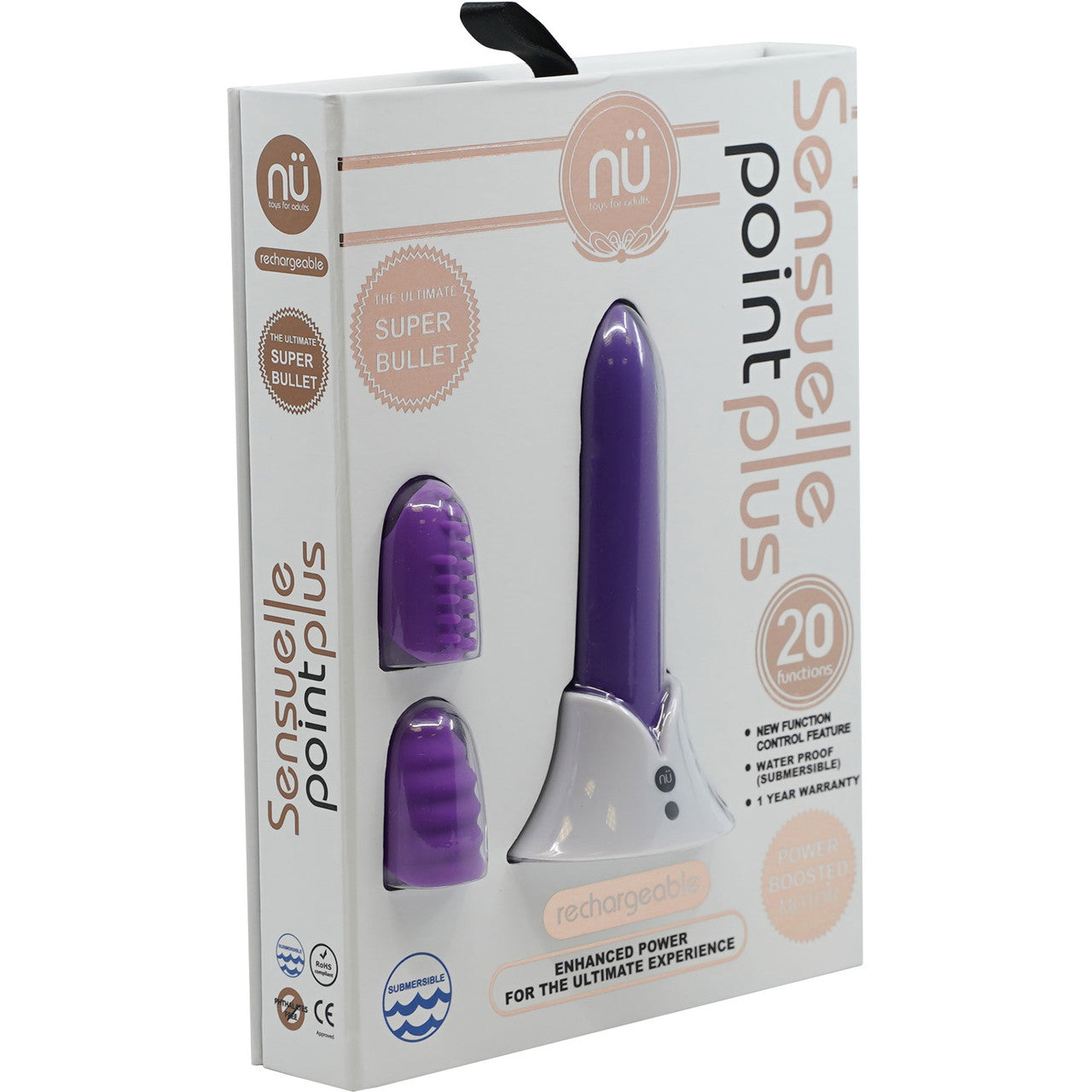 Nu Sensuelle Silicone Bullet Vibrator Nu Sensuelle Silicone Bullet Vibrator