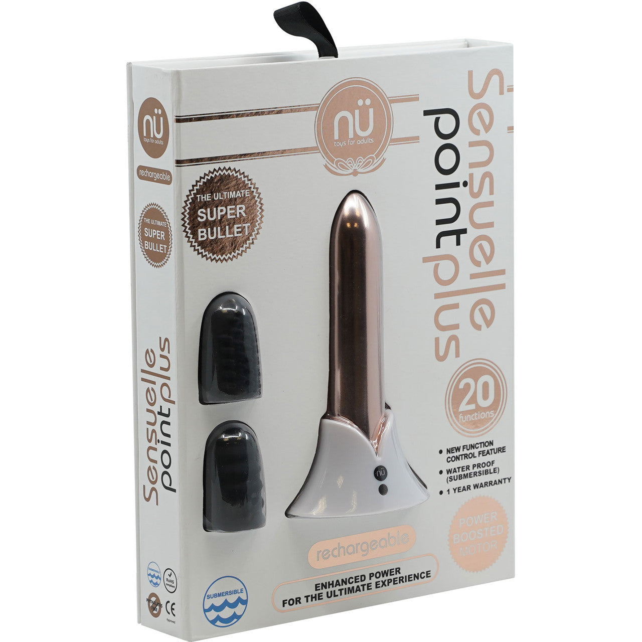 Nu Sensuelle Rose Gold Bullet Vibrator Nu Sensuelle Rose Gold Bullet Vibrator