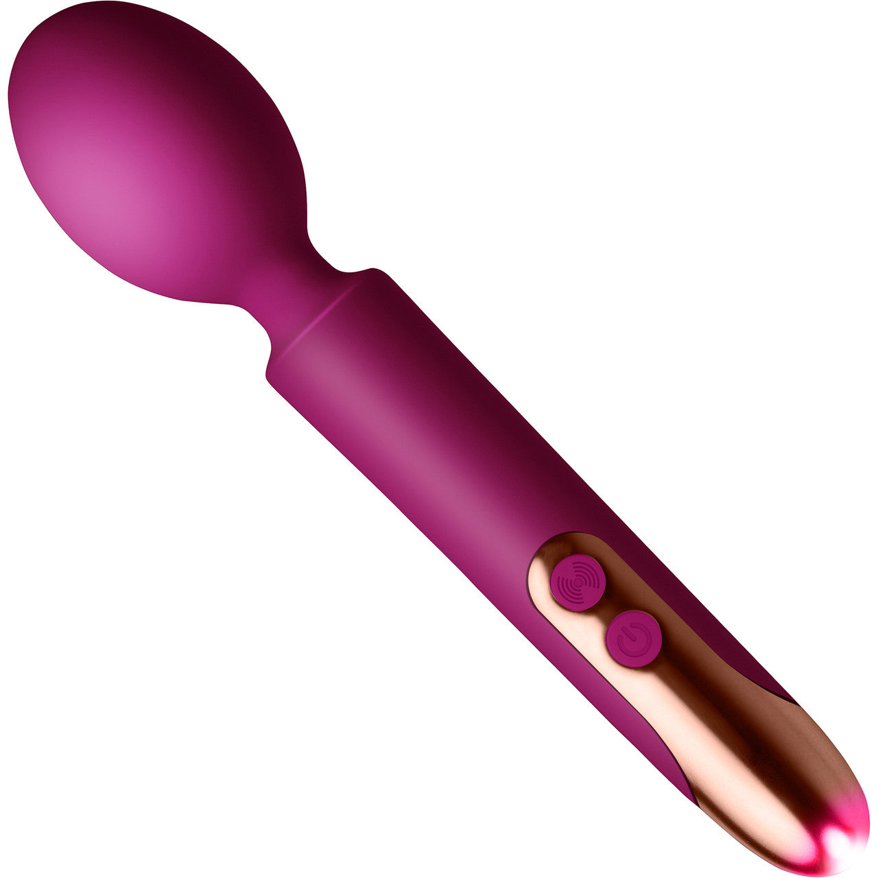 Oriel Waterproof Rechargeable Silicone Wand Style Vibrator By Rocks-Off - Fuchsia