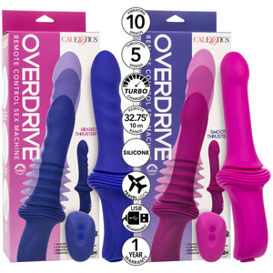 Overdrive Remote Control Sex Machine Handheld Silicone Thruster By CalExotics