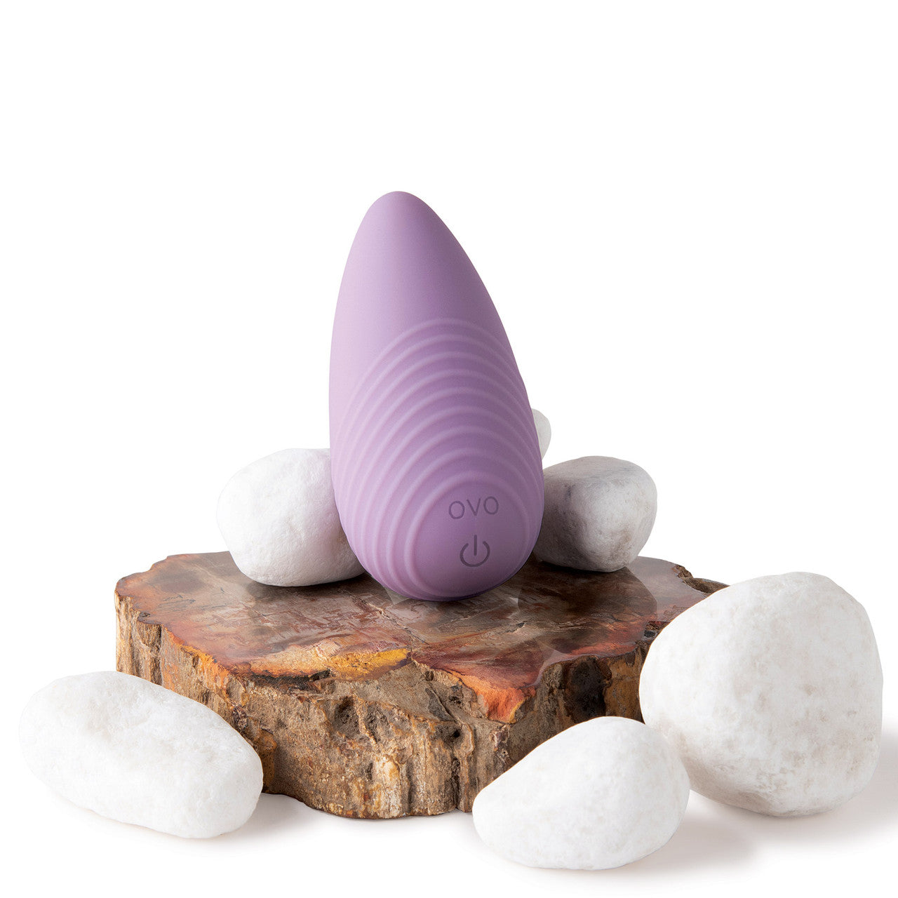 OVO Gobi Rechargeable Silicone Lay-On Clitoral Vibrator - Purple