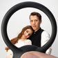 Tenga paiRING+ Warming Vibrating Rechargeable Cock Ring - Black