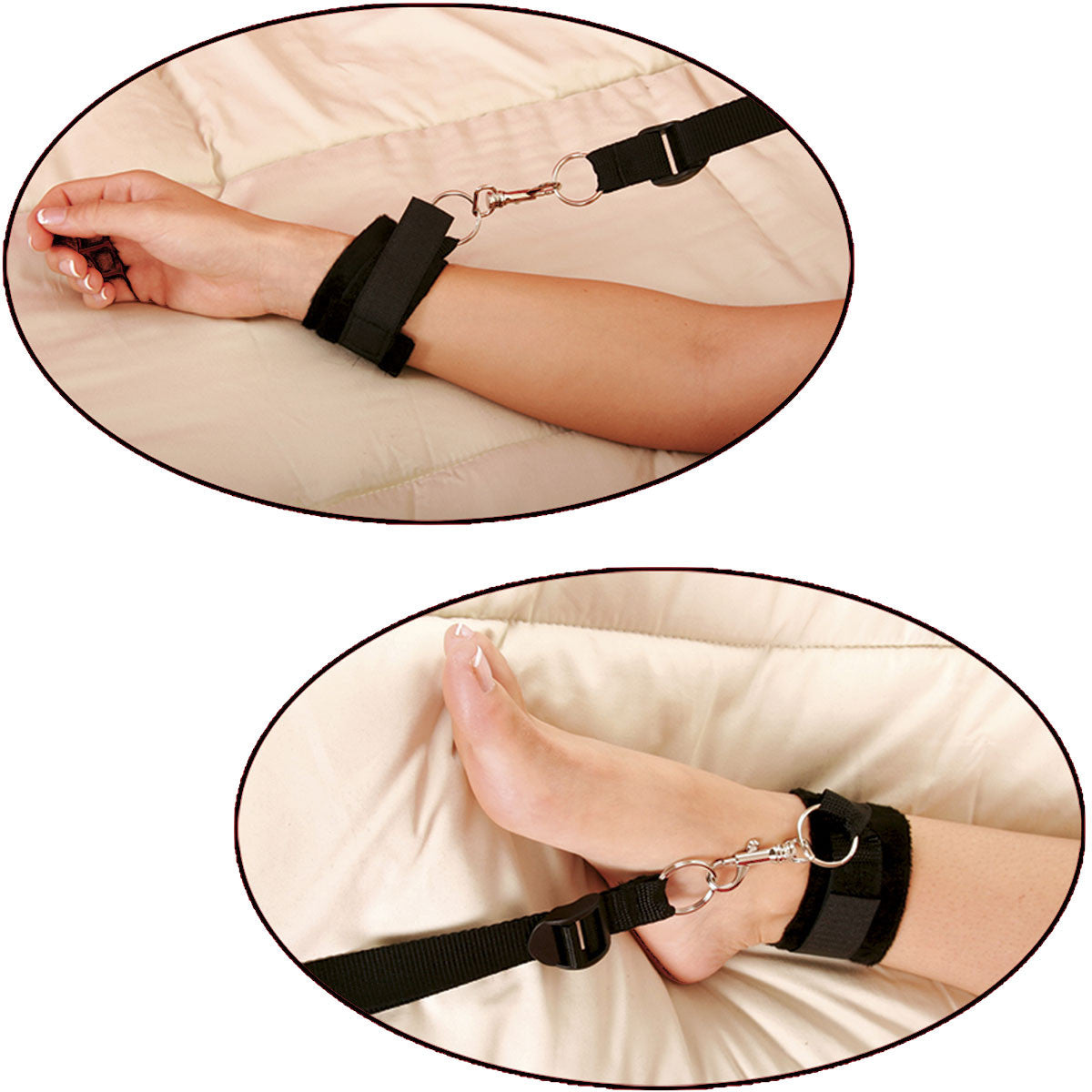 Fetish Fantasy Limited Edition Wraparound Mattress Restraints