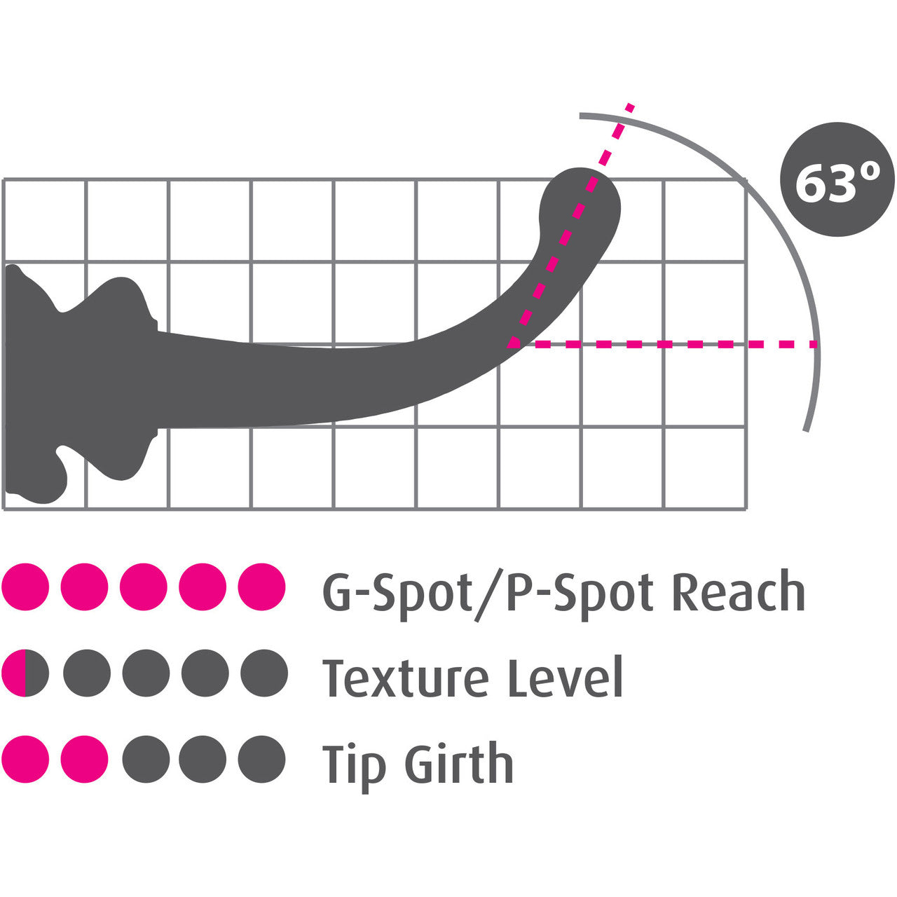 Icicles No. 87 Glass G-Spot Dildo With Flexible Suction Cup Base - Black