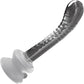 Icicles No. 88 Glass G-Spot Dildo With Flexible Suction Cup Base - Clear