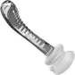 Icicles No. 88 Glass G-Spot Dildo With Flexible Suction Cup Base - Clear